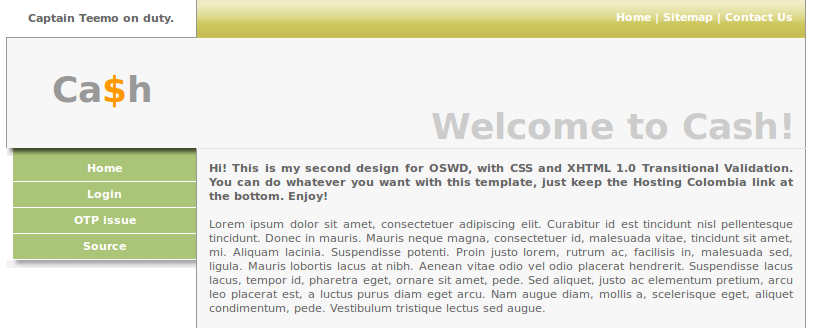 CodeGate CTF 2013 - web 200 - website