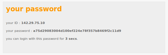 CodeGate CTF 2013 - web 200 - one time password
